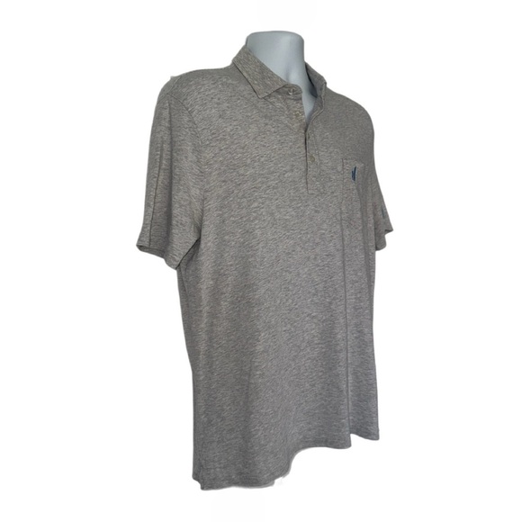 johnnie-O Heather Gray Polo Shirt - Picture 2 of 12